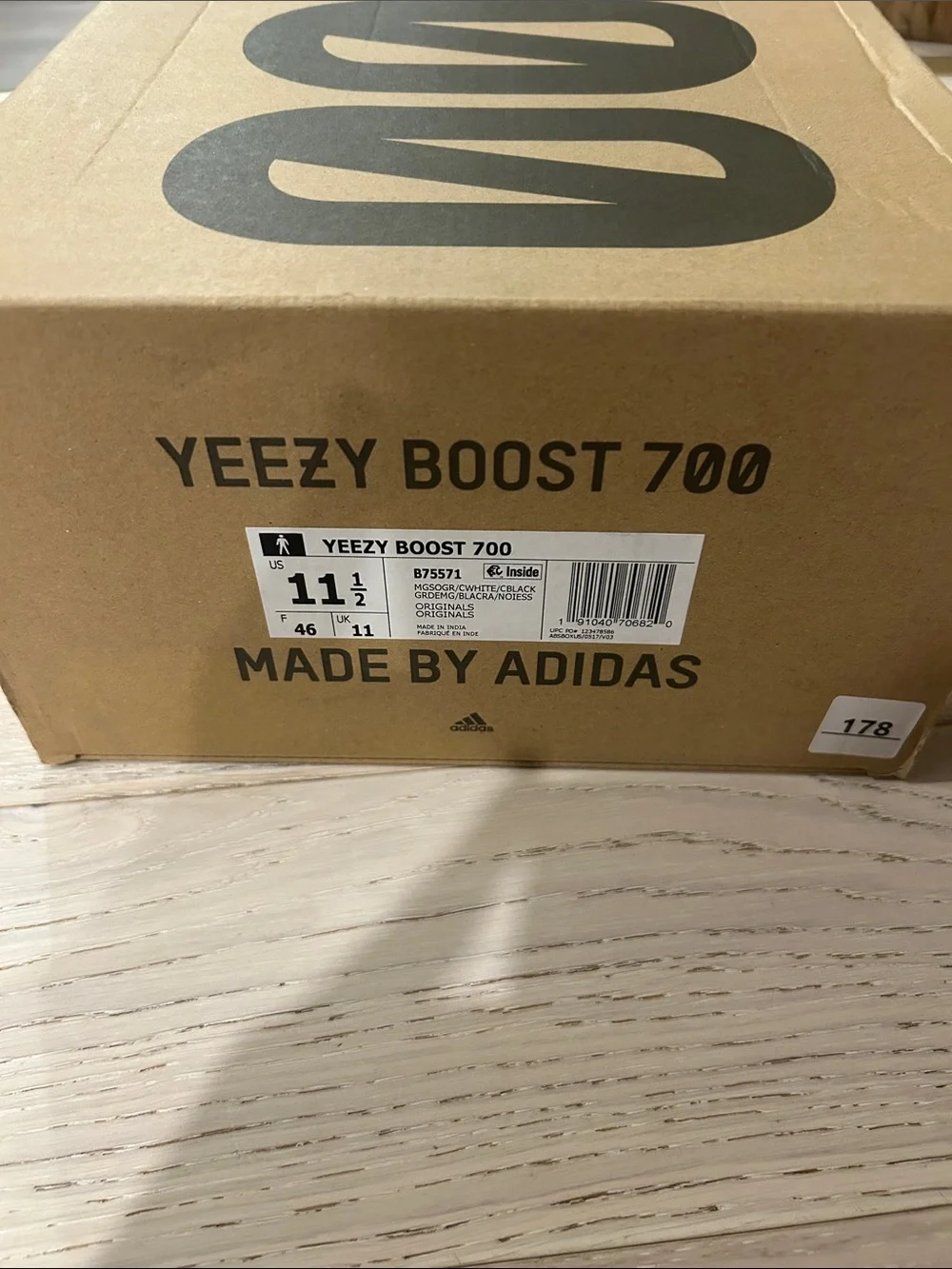 Authentic adidas Yeezy Boost 700 V1 “Teal Blue”
